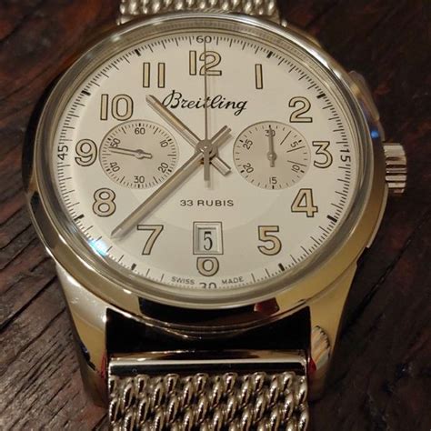 breitling 1915 chronograph|vintage Breitling chronograph watches.